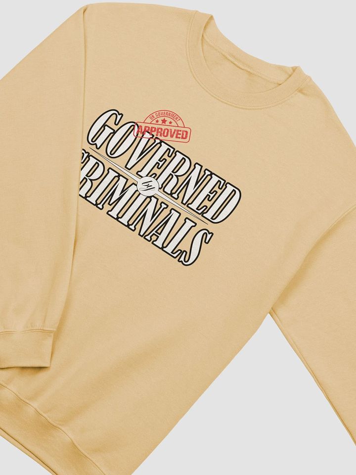 Governed By Criminals - UK Approved - Gildan Classic Crewneck Sweatshirt product image (1)