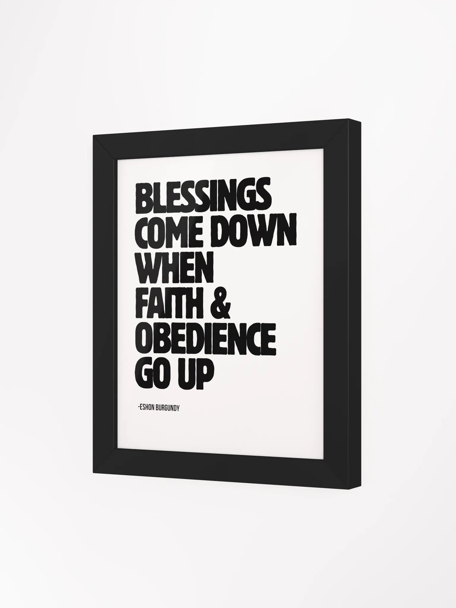 Blessings Wood Framed Matte Paper product image (67)