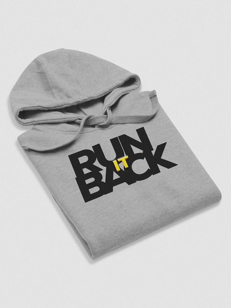 RUN IT BACK EMBROIDERED Hoodie BLACK lettering product image (23)
