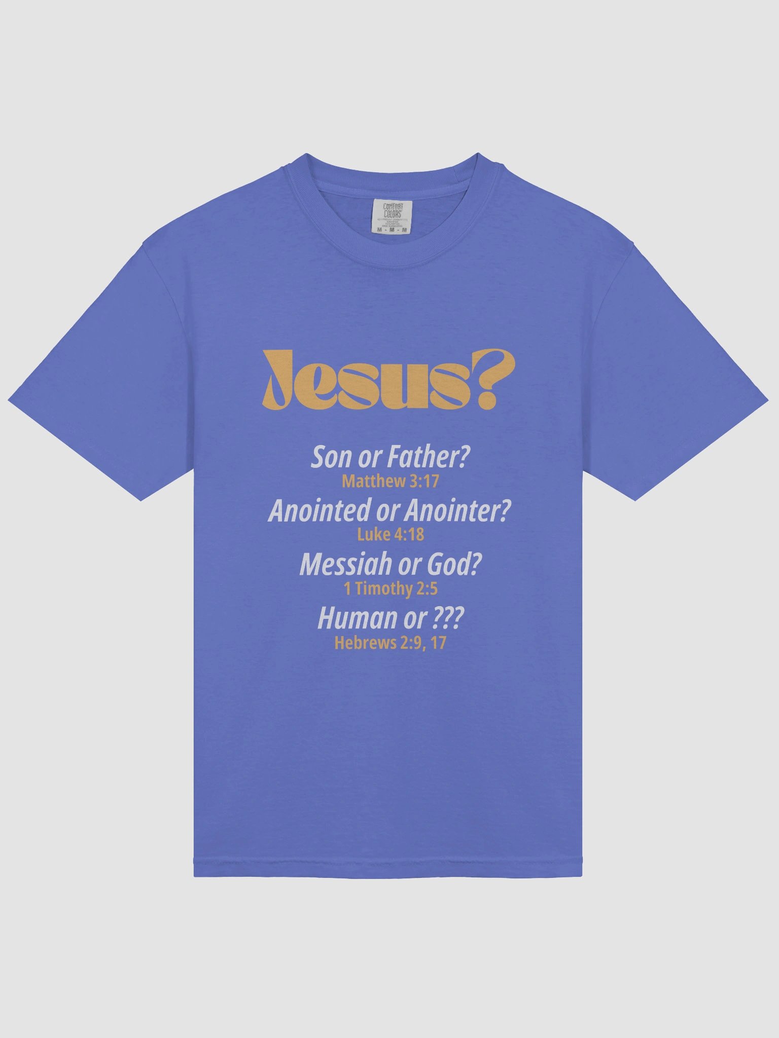 Who is Jesus Heavyweight Relaxed Fit T-Shirt product image (41)