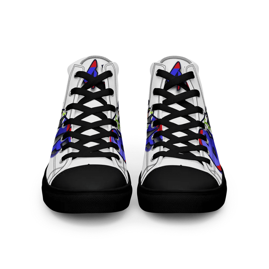 Belize @43 Independence Day Men's High Top Canvas Shoes product image (4)