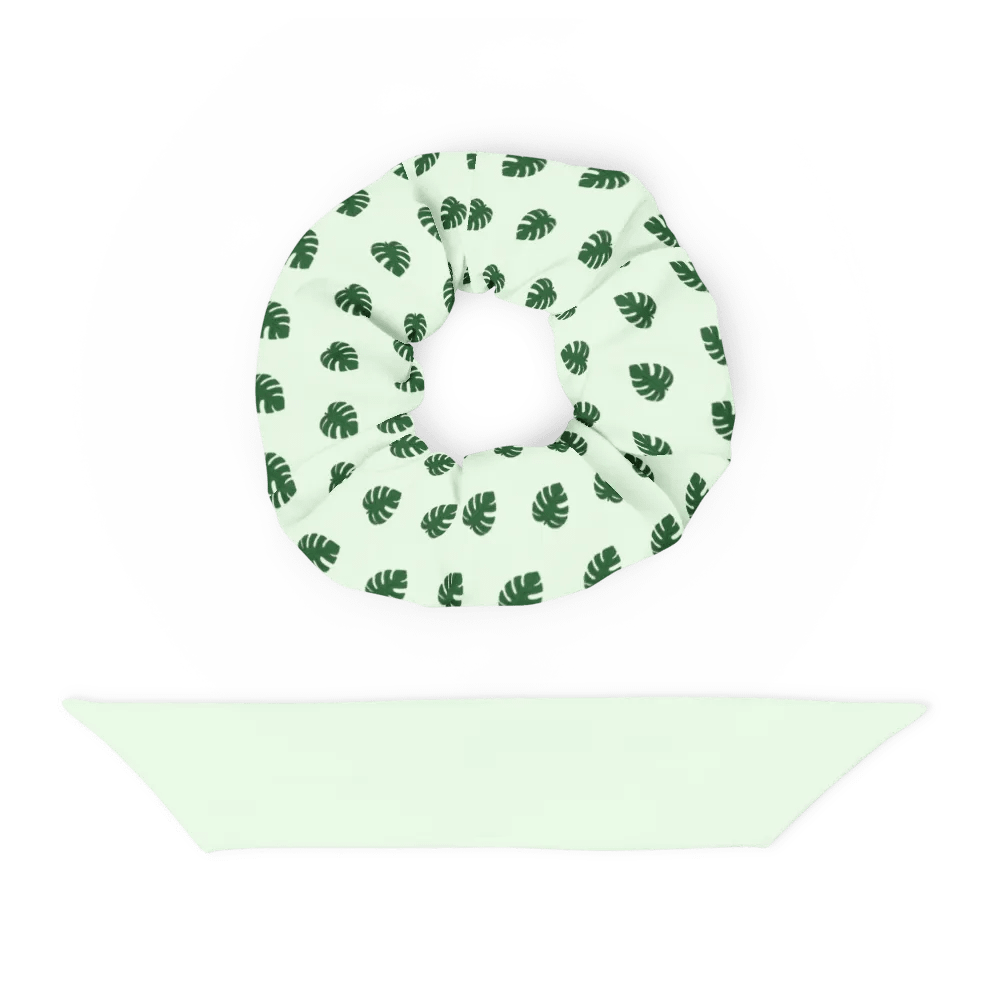 TheAnimeAthlete - Monstera Scrunchie product image (4)