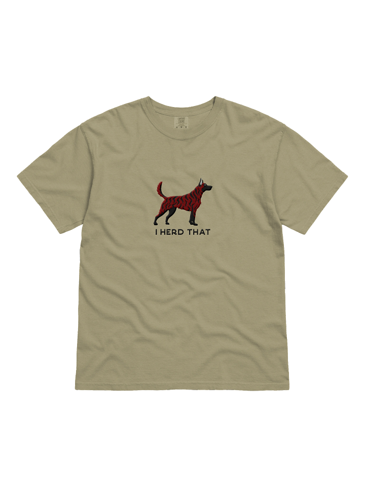 I Herd That T-Shirt(Embroidered) of a Dutch Shepherd(Red Brindle) product image (21)