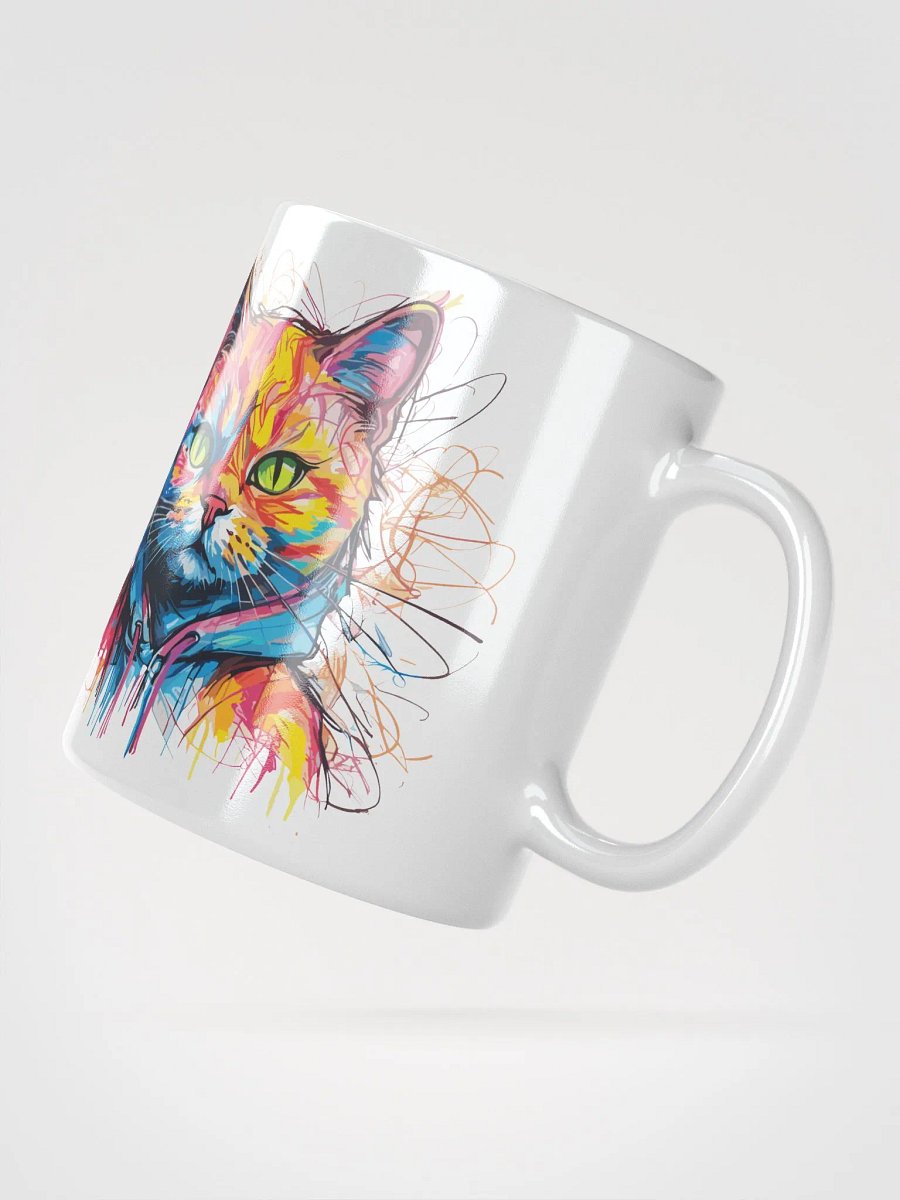 Graffiti Scribbles Cat 4 , Mug product image (4)