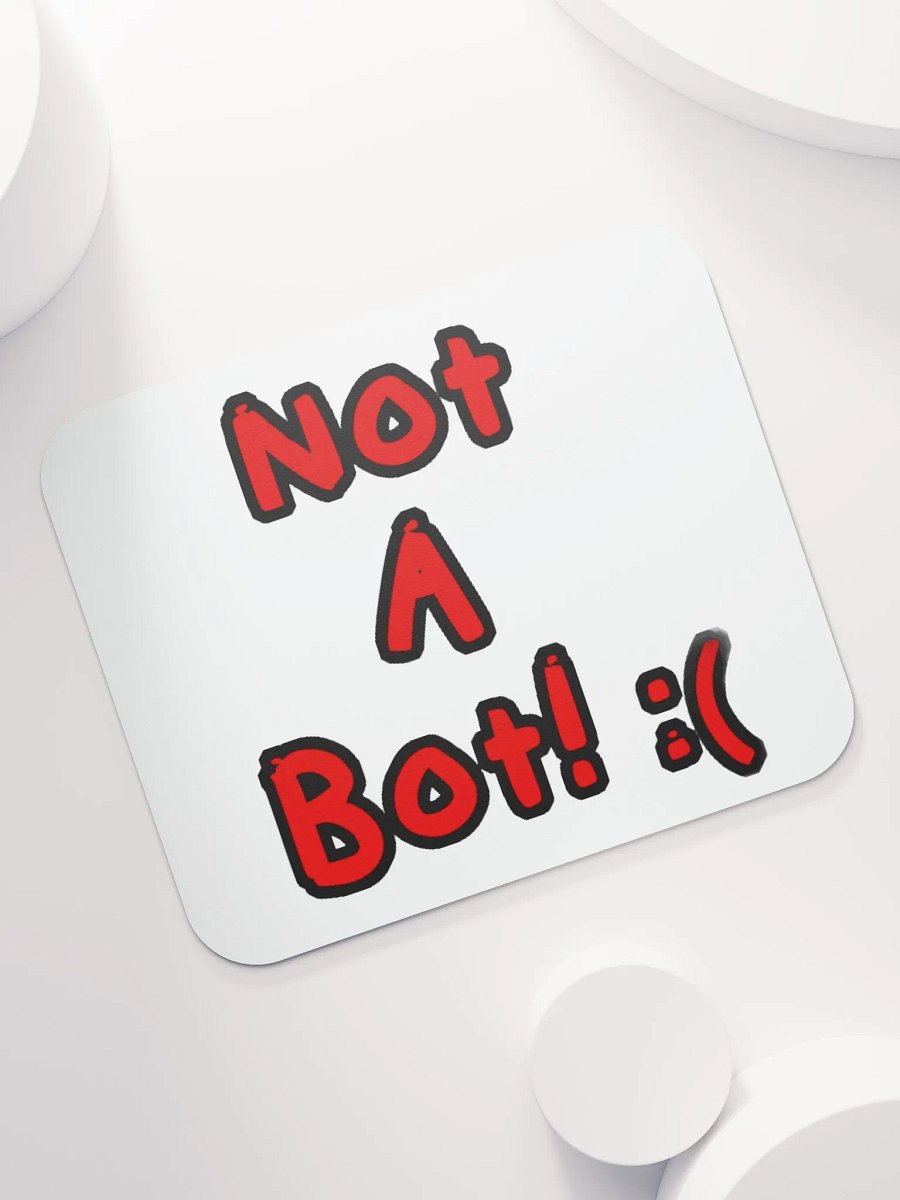 Not a Bot Mouse pad product image (7)