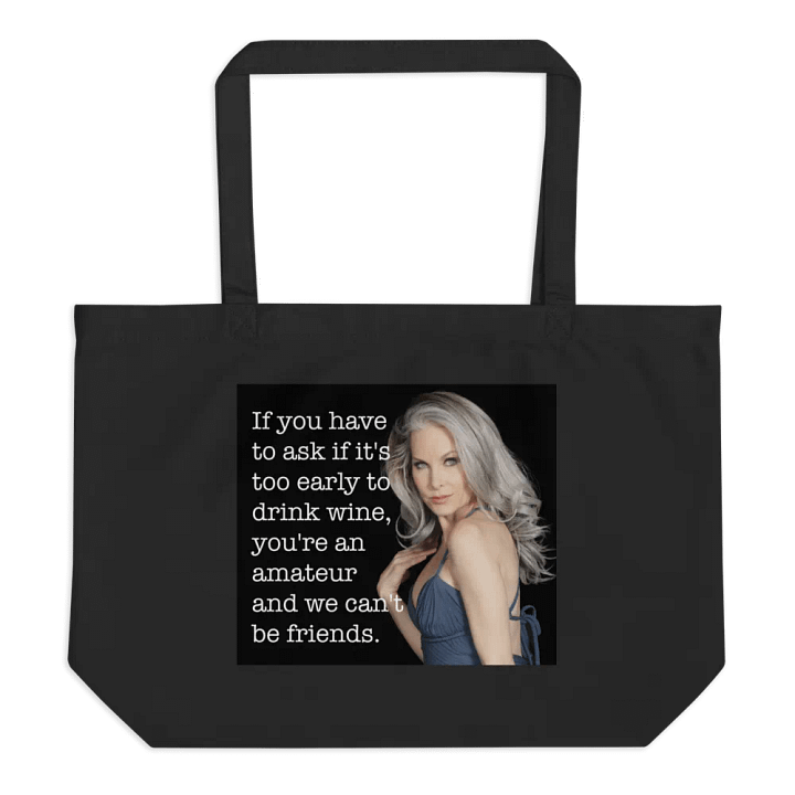 Wine Lover's Organic Tote product image (1)