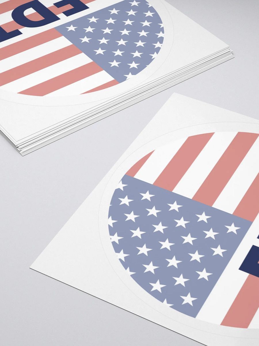 Patriot Round Sticker. product image (13)