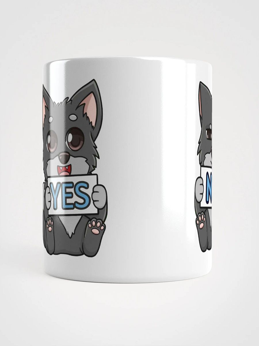 White Emote Mug - Yes/No product image (15)