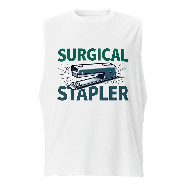 Surgical Stapler Illustrated Muscle Tank product image (1)