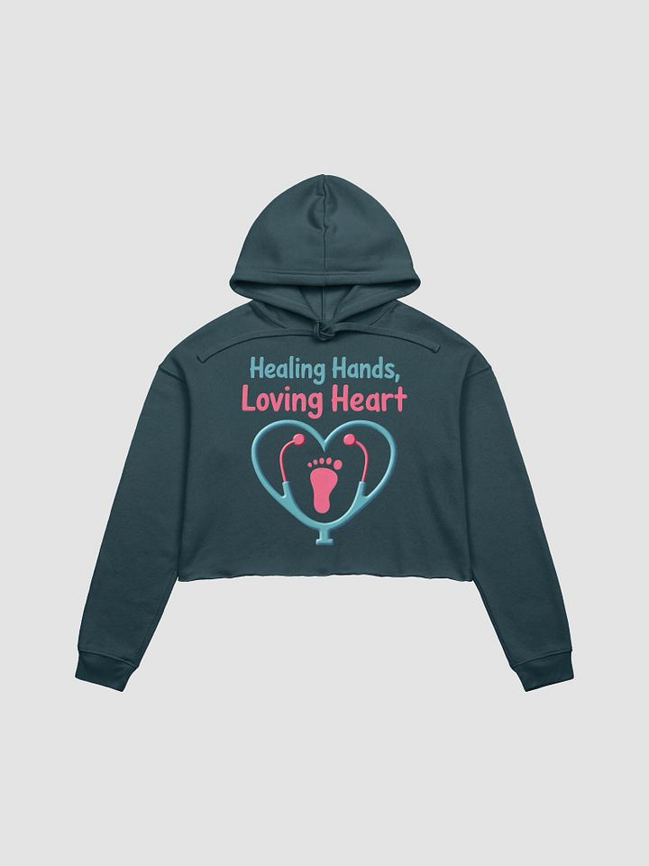 Healing Heart Fleece Crop Hoodie product image (9)