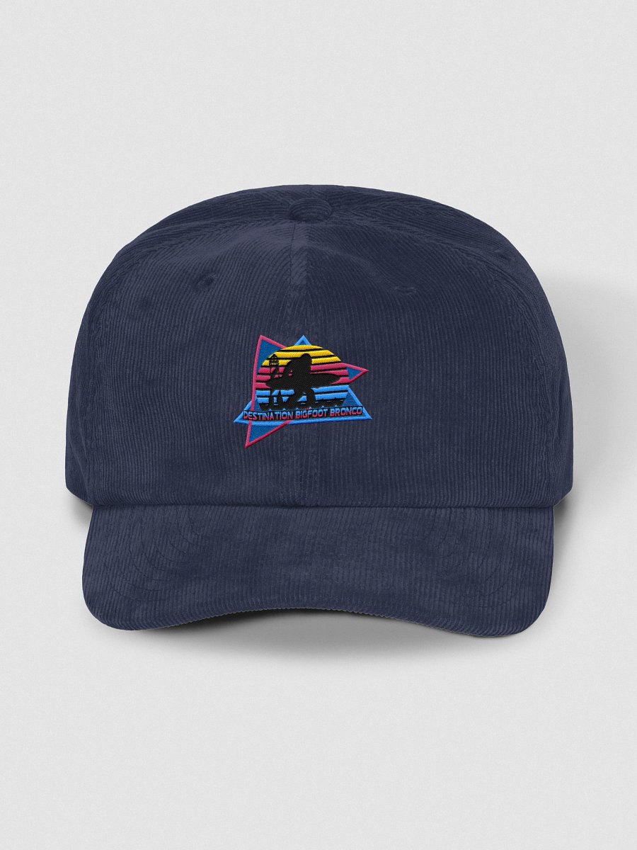 Destination Bigfoot Bronco Corduroy Retro-Inspired Dad Hat (Oxford Navy) product image (1)
