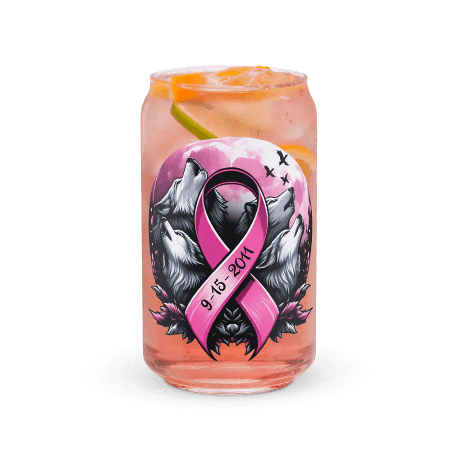 Wolves for Hope Can Glass product image (12)