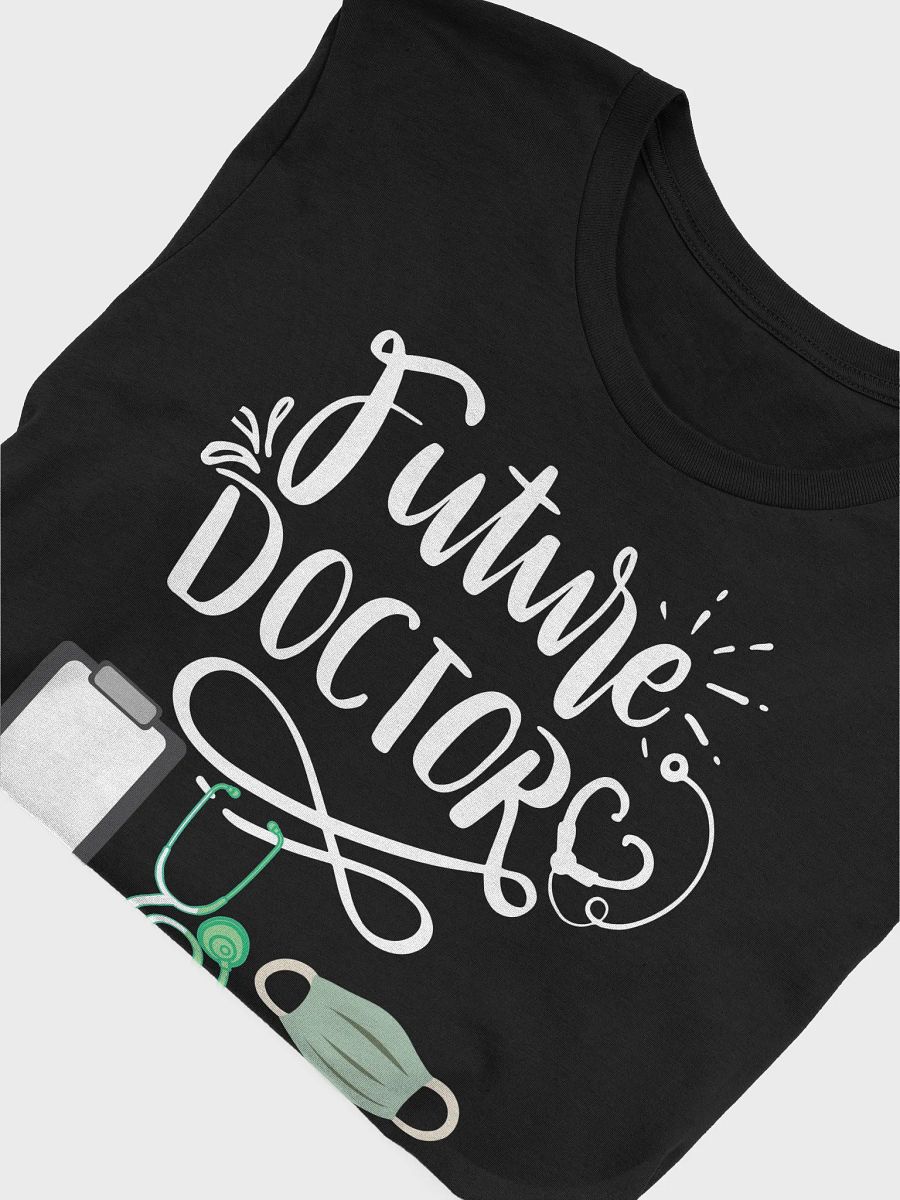 future doctor, stethoscope, nose mask, Unisex T-Shirt product image (46)