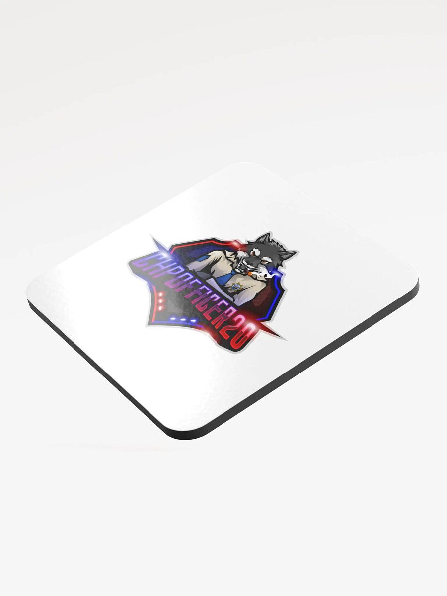 Fierce Wolf Law Enforcement Logo Coaster product image (3)