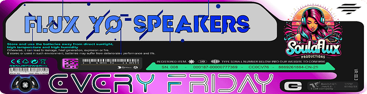 Flux Yo Speakers Sticker product image (1)
