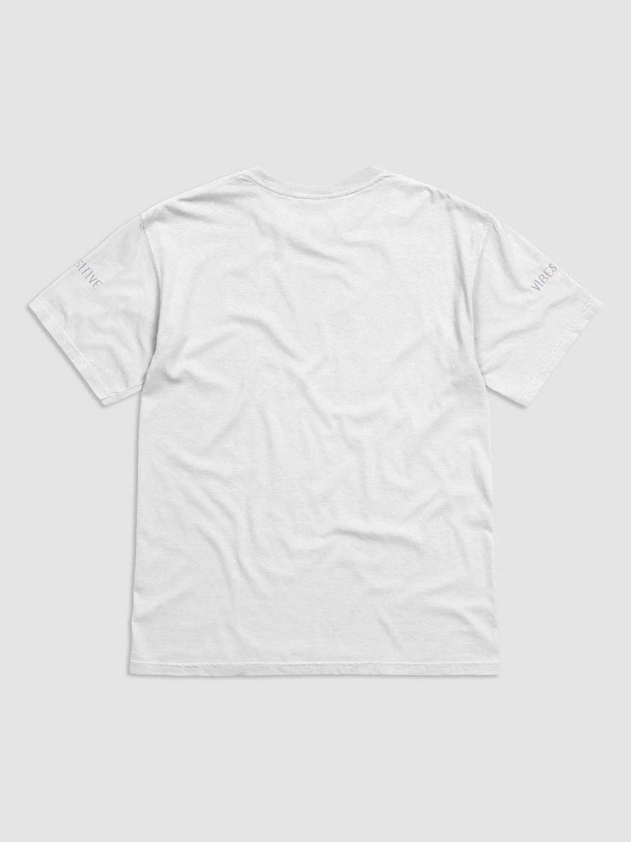 White T-Shirt: Pawsitive Vibes Only product image (6)