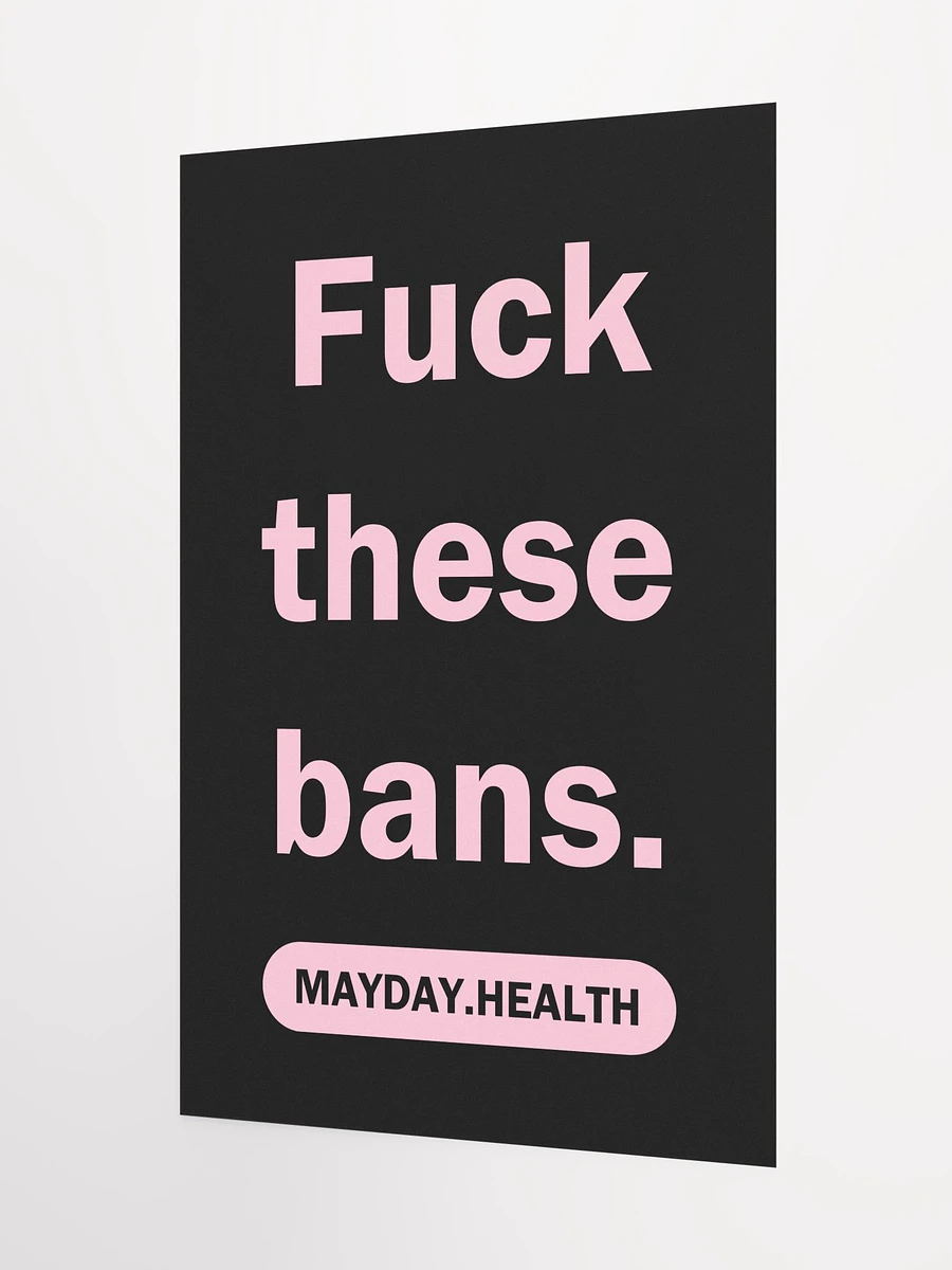 Fuck these bans poster product image (7)