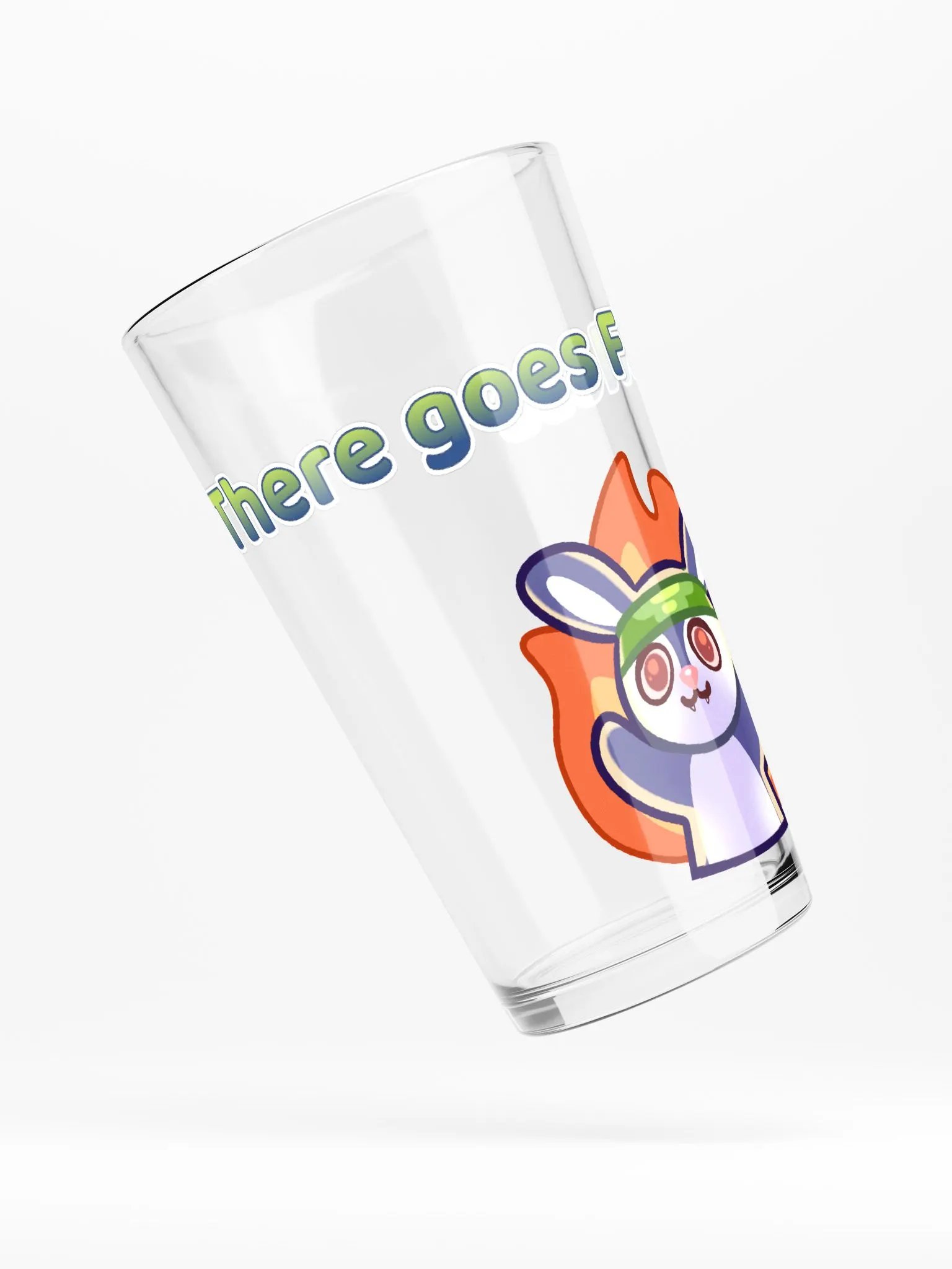 There goes Flawless Pint Glass product image (4)