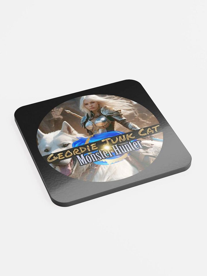 MONSTER SLAYER THREE Drink Coaster (3.74″x 3.74″, US and EU SHIPPING) product image (2)