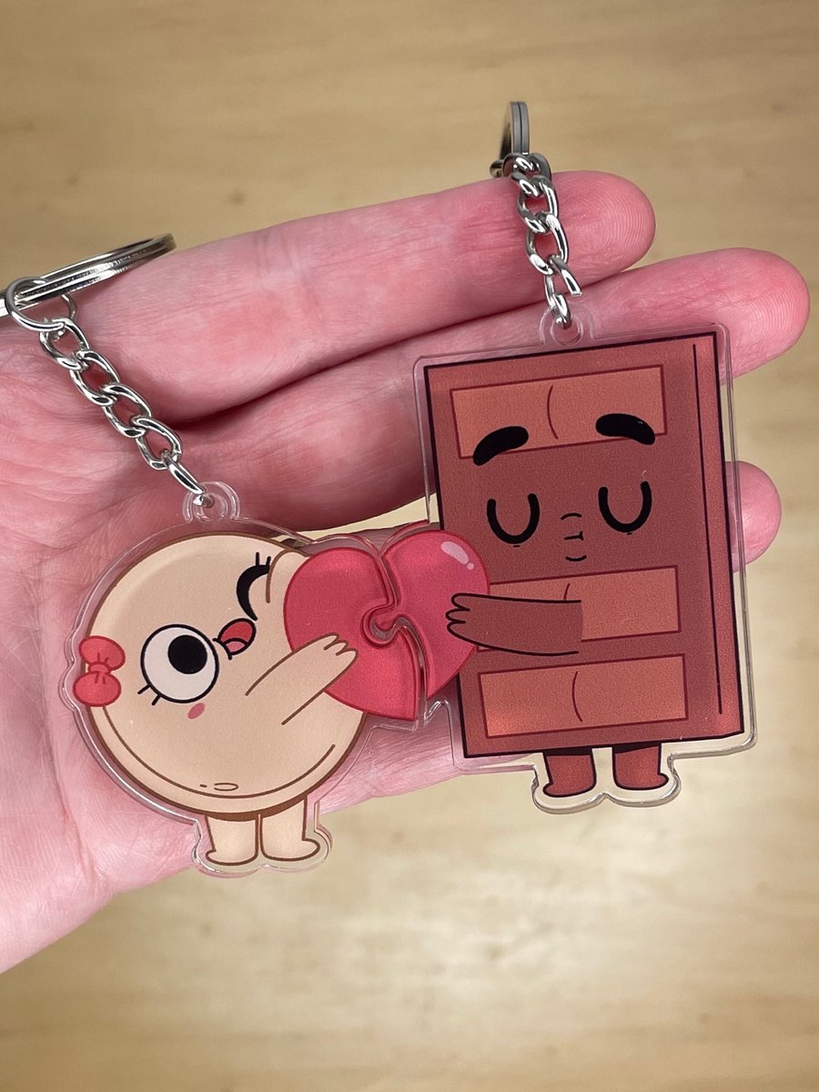 Acrylic Keychain - Pancake - 1.5
