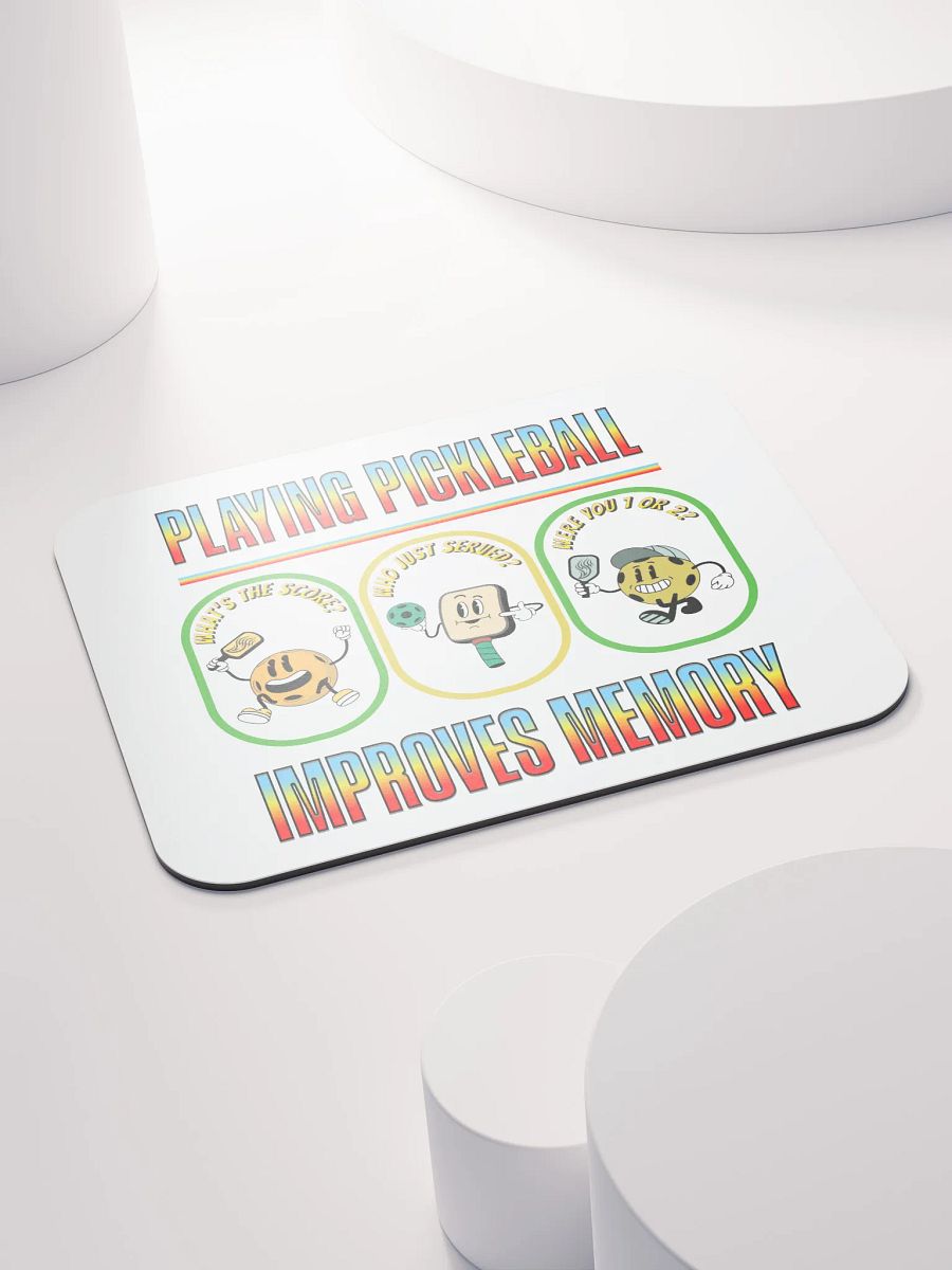 Playing Pickleball Improves Memory Booster Mouse Pad product image (4)