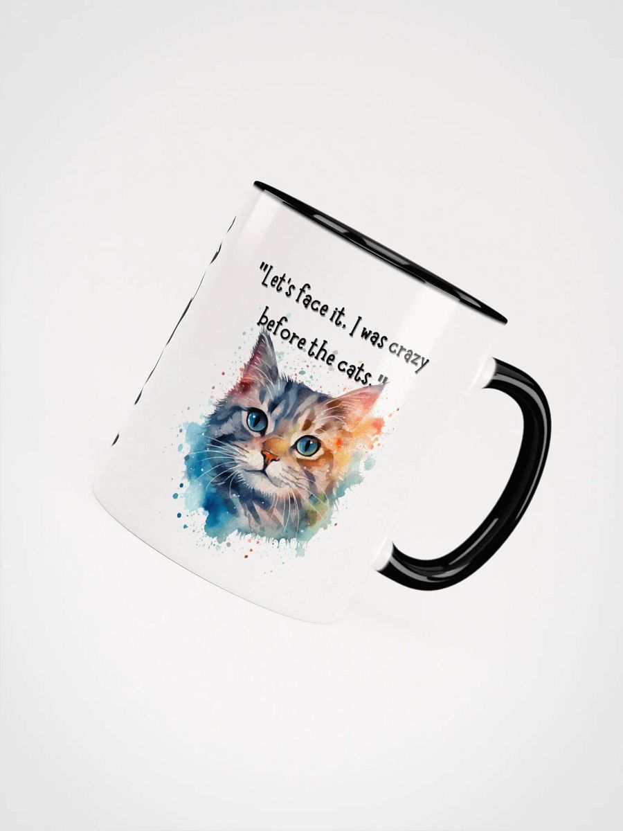 Meow Crazy Before Cats Ceramic Mug product image (14)