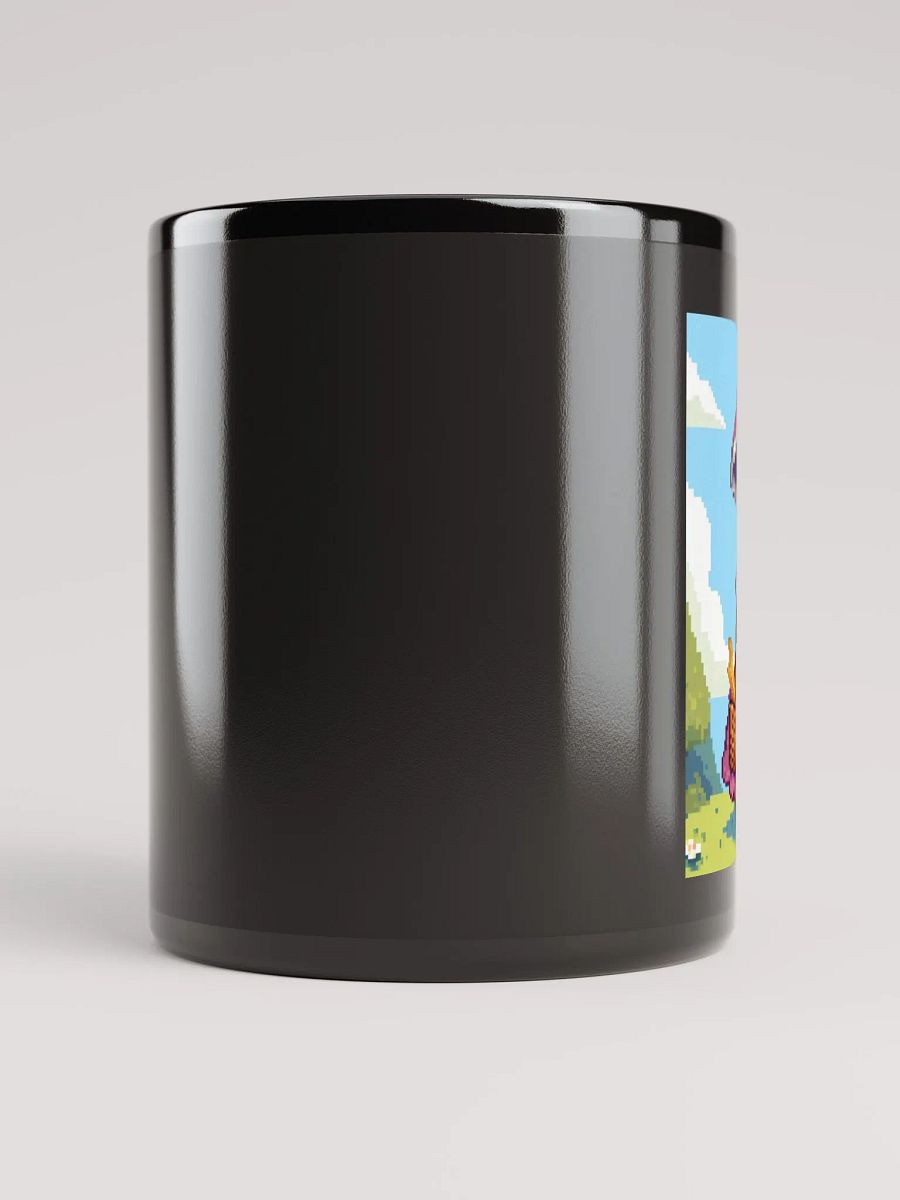Pixel Art Momma Bear Southern Belle Black Mug product image (5)