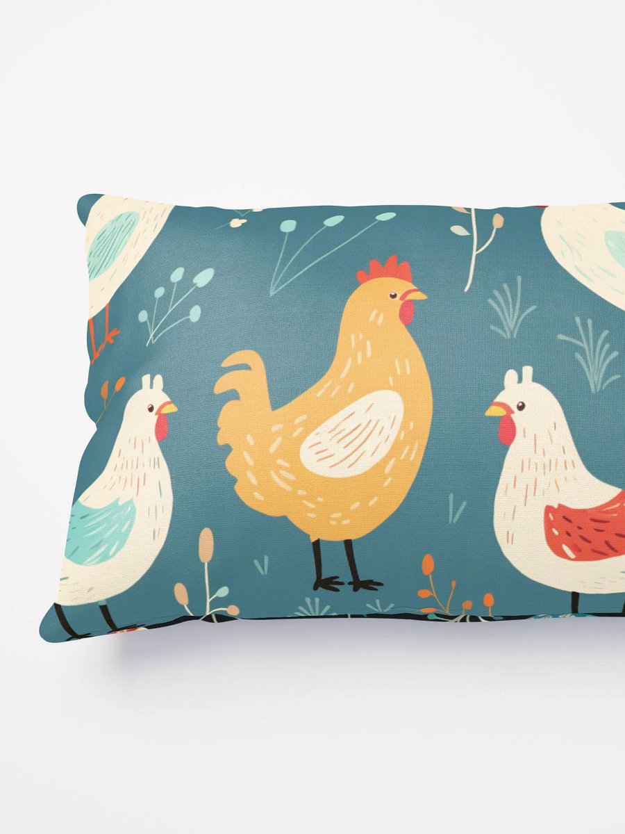 Mid Century Modern Chicken Pillow - Duo Design product image (4)