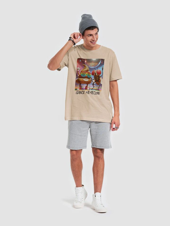 FLY SHIT - DANCE MEMECOIN - PREMIUM TEE - TAN product image (1)