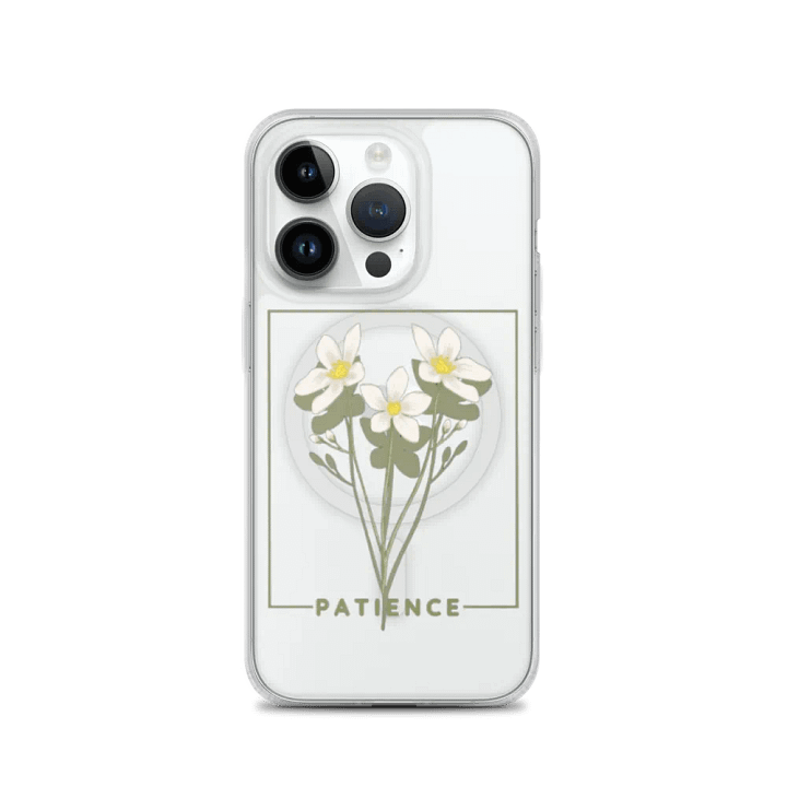 Patience Blossom iPhone® Clear Case product image (3)