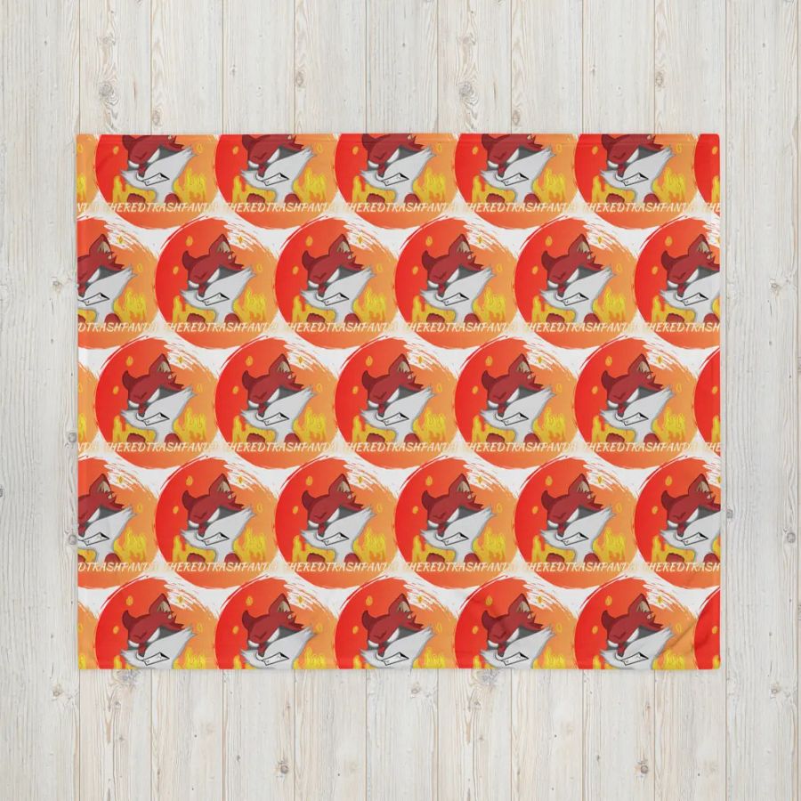 Red Trash Panda Rage Emote Blanket product image (16)