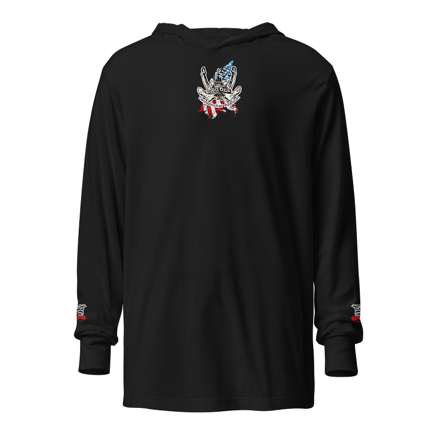 Twin anchor Mount Rainier Marshall Foss Flage Hoodie Tee product image (2)