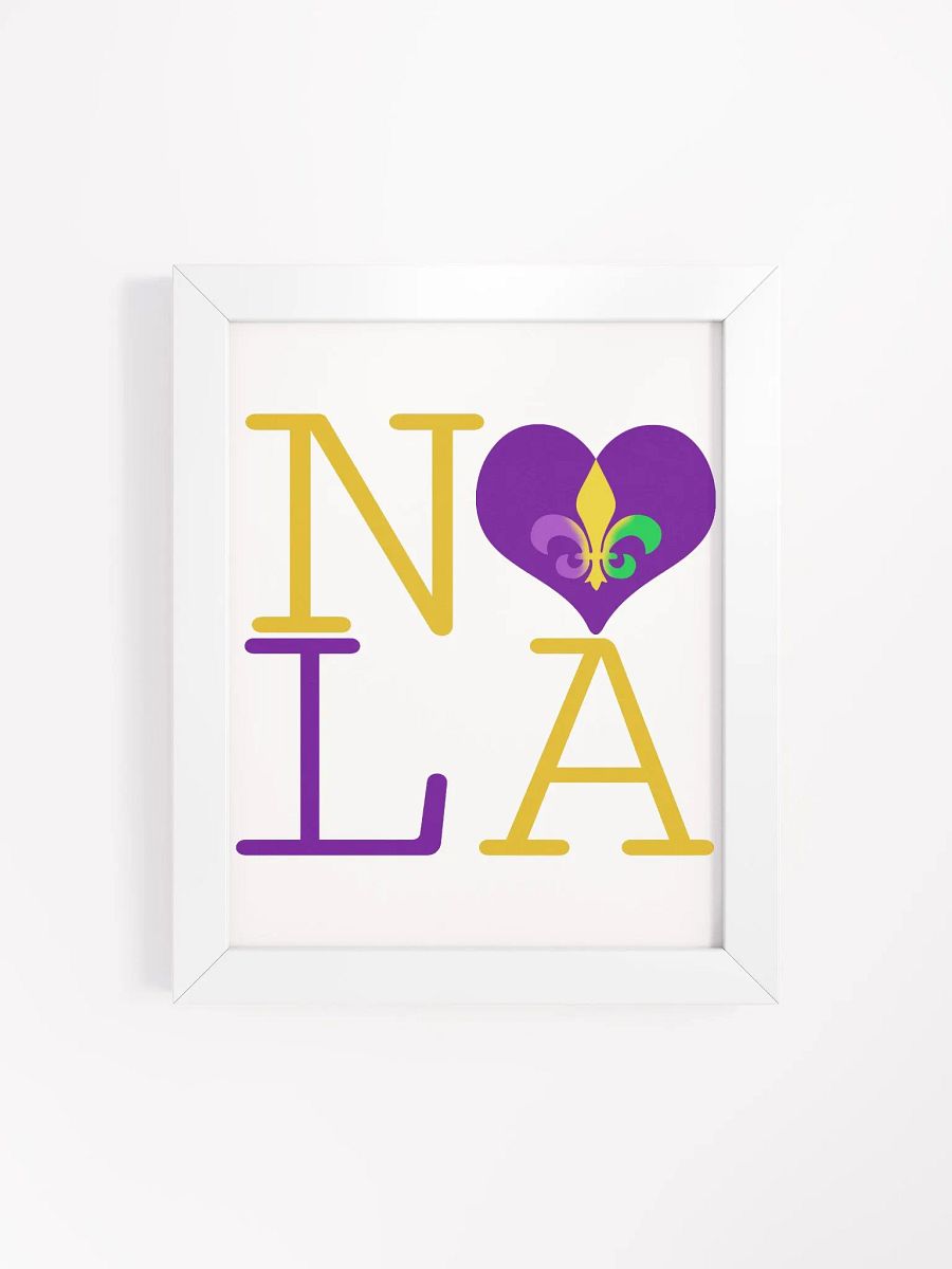 I LOVE NOLA **BIGSHOT POSTER** (MARDI GRAS 3) product image (4)