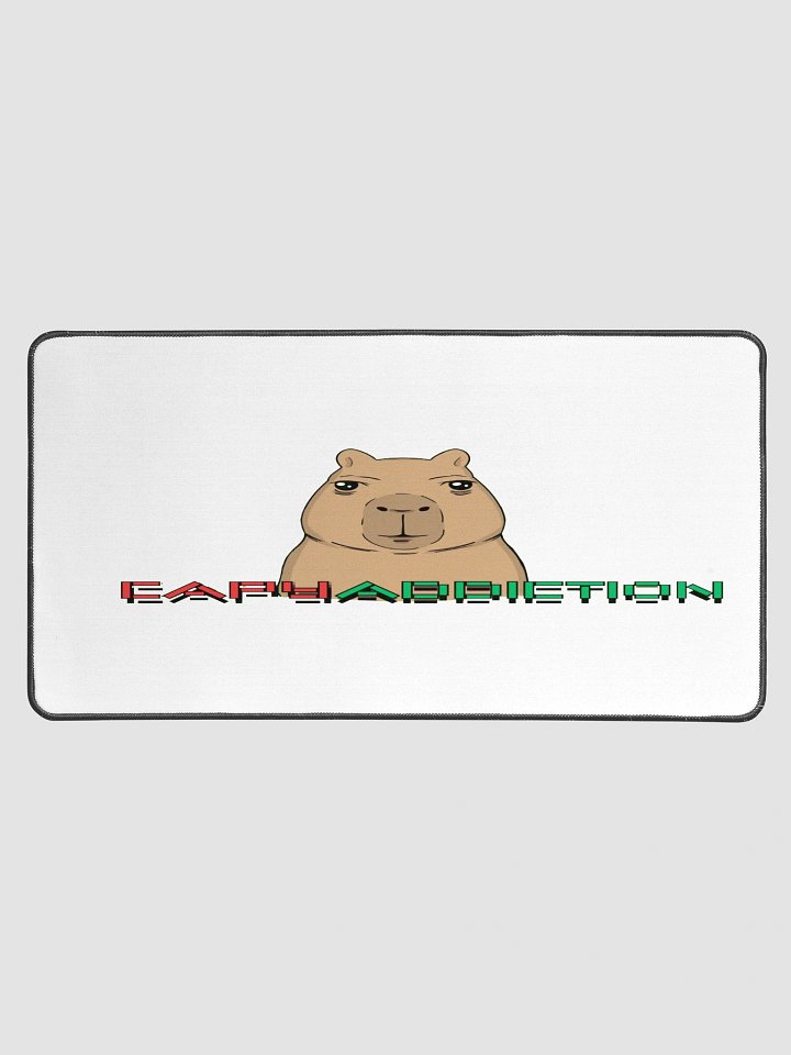 CapyAddiction Desk Mat 15.5x31.5 product image (1)