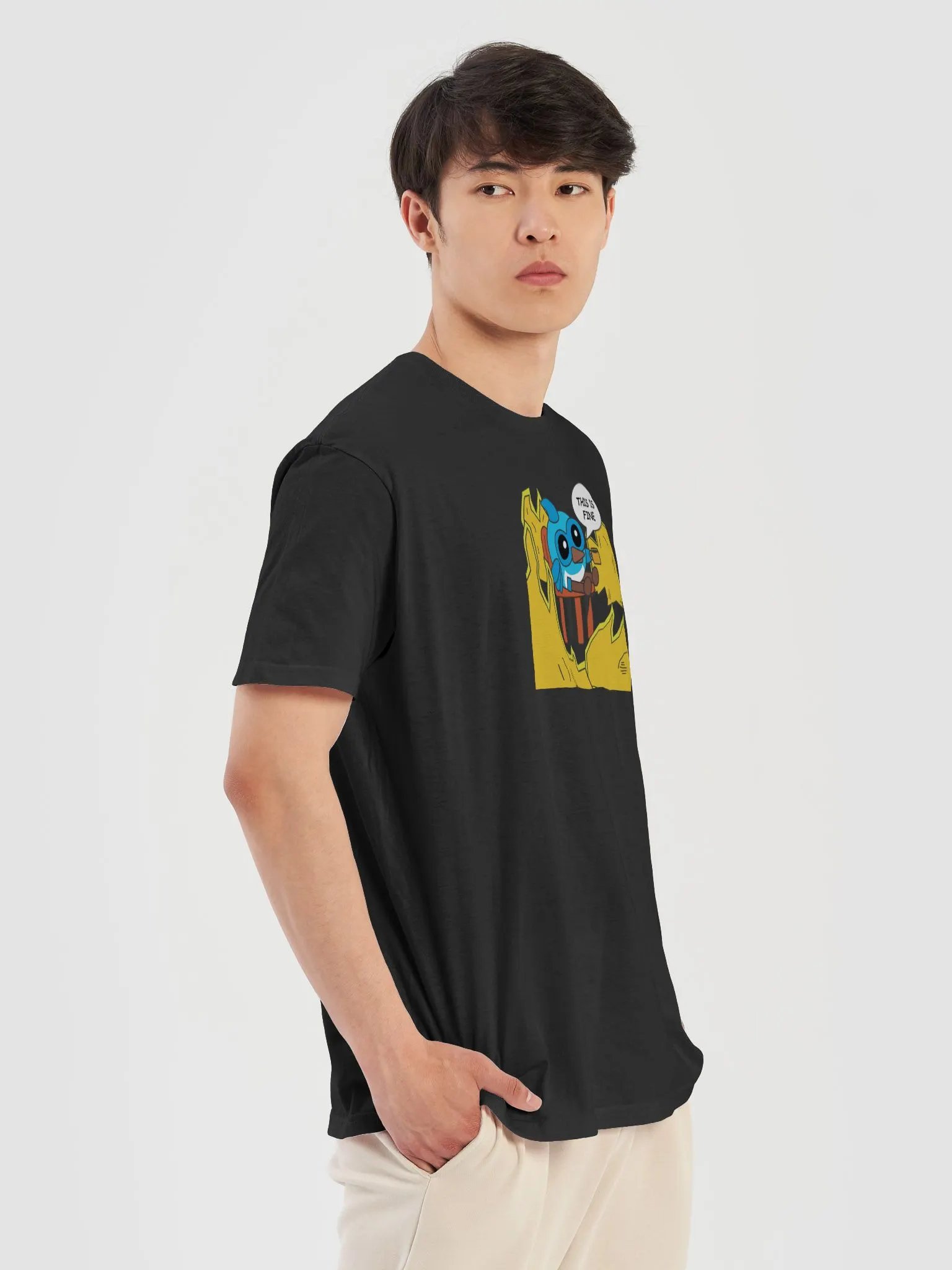 D-VELOPER T-shirt Dash "This is fine" edition product image (13)