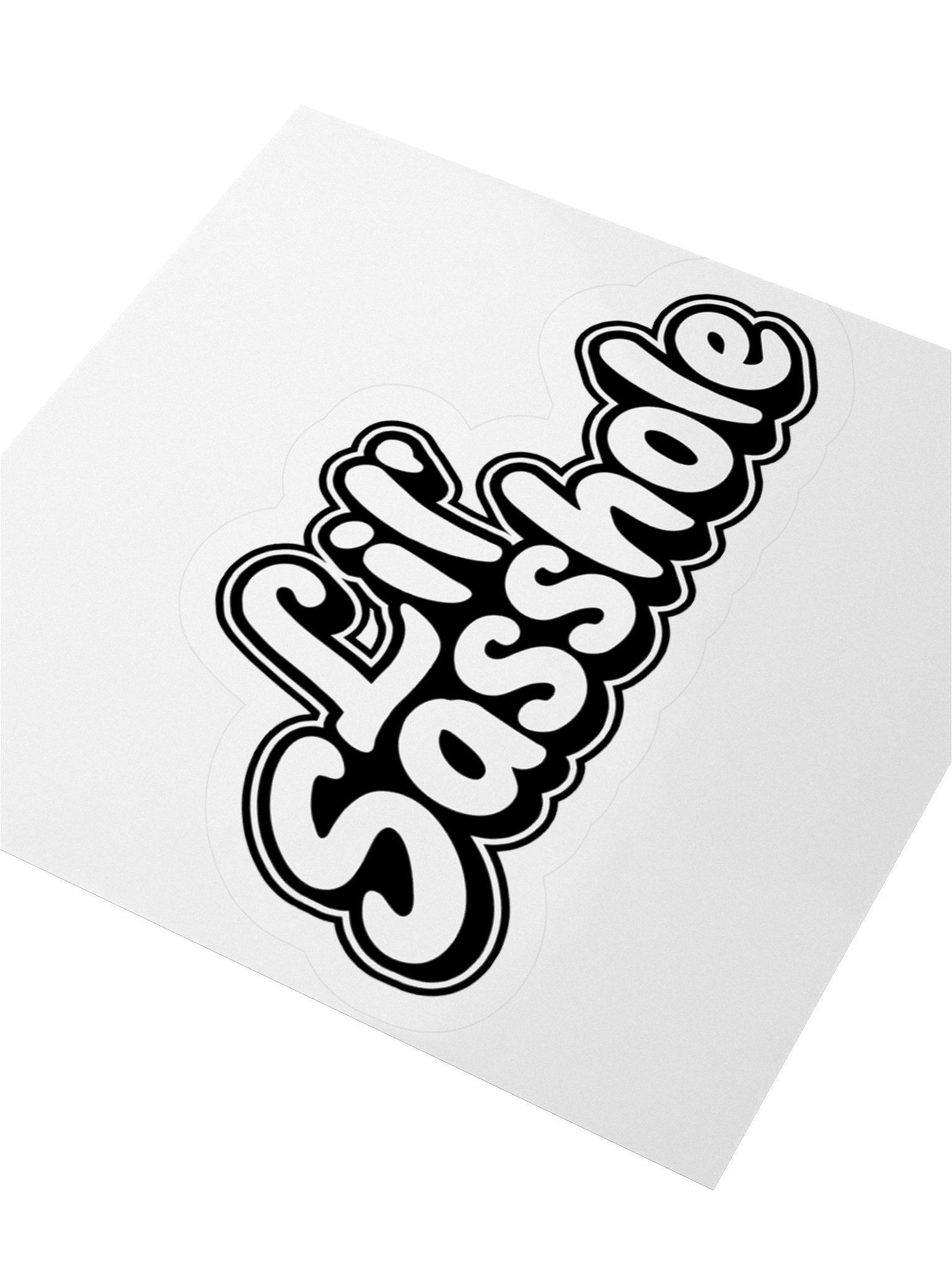 "Lil' Sasshole" Original Sticker product image (6)