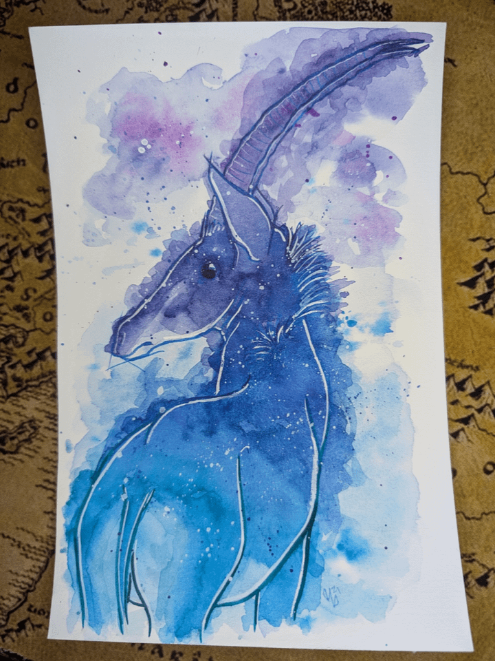 Sable Antelope in Blue and Purple product image (1)