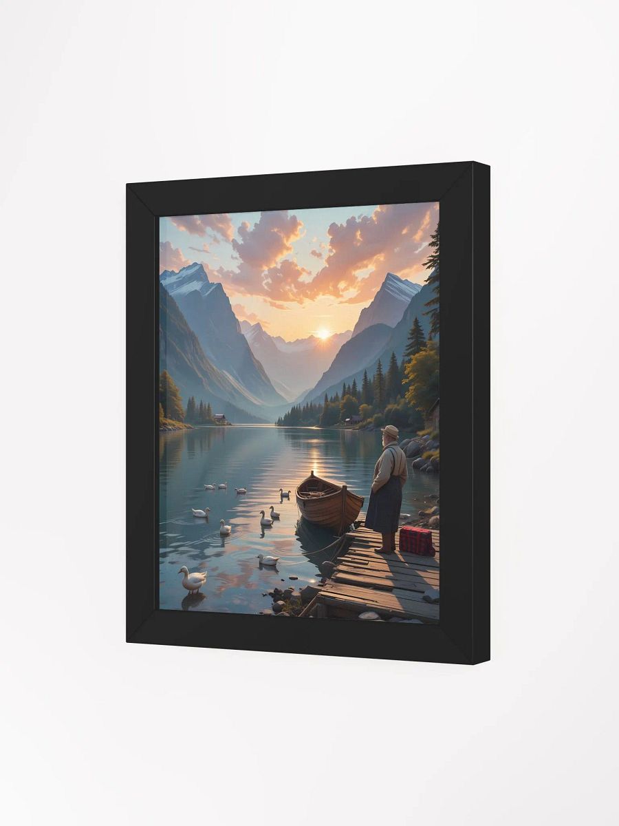 tableau de peinture : Sérénité au bord du lac product image (30)