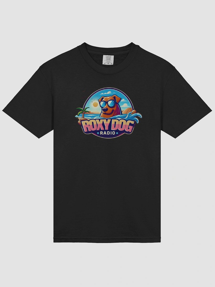 Roxy Dog Radio Cool Dog on The Beach T-Shirt product image (38)