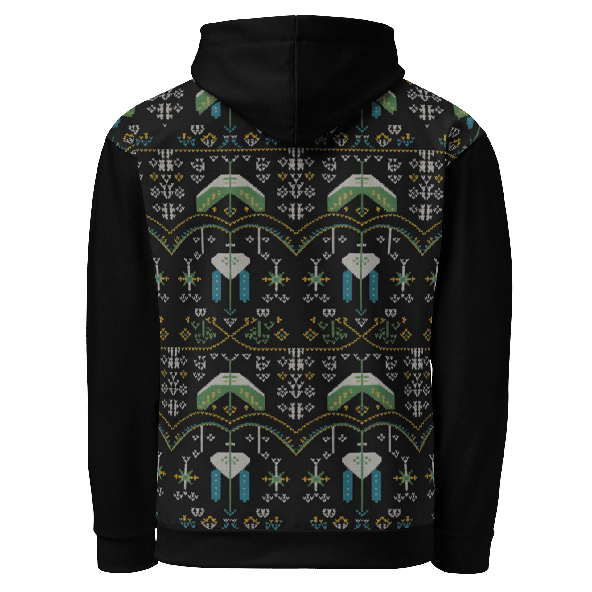 Retro Gamer Pixel Invaders Hoodie – Galactic Edition product image (8)