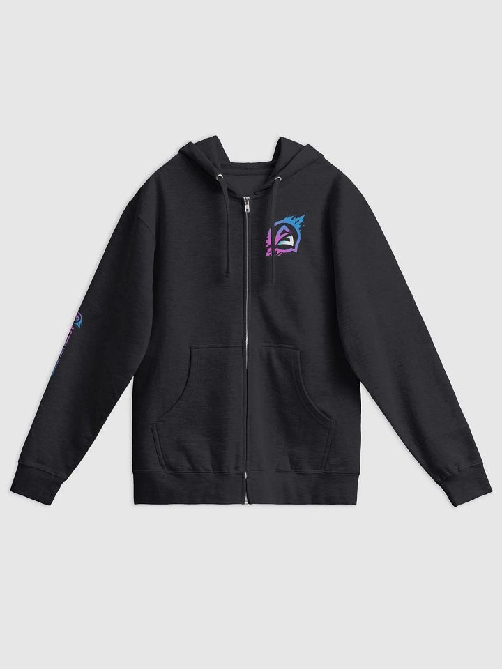 Astonished Zip-up Hoodie w/ arm Logo product image (2)