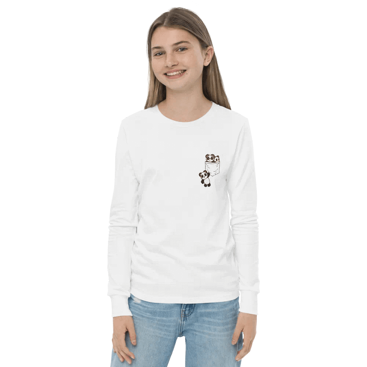 Pocket Of Pandas Youth Long Sleeve product image (2)