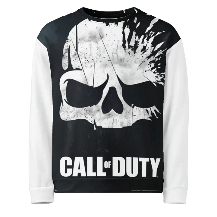 Shattered Skull Call of Duty Sweatshirt product image (1)