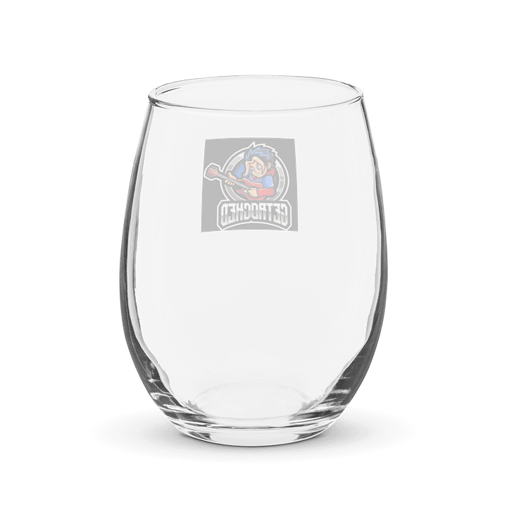 Rockstar Vibes Custom Stemless Wine Glass product image (2)
