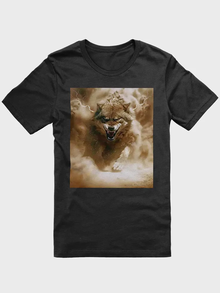 Thunderous Storm Wolf Unisex Tee product image (4)