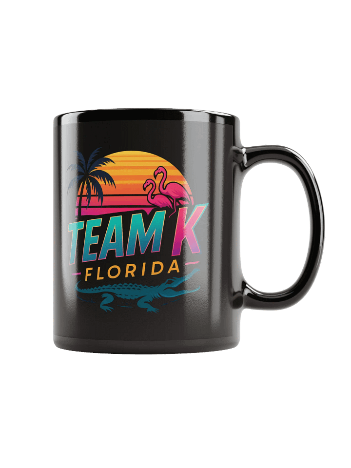 Team K Florida Black Mug product image (1)