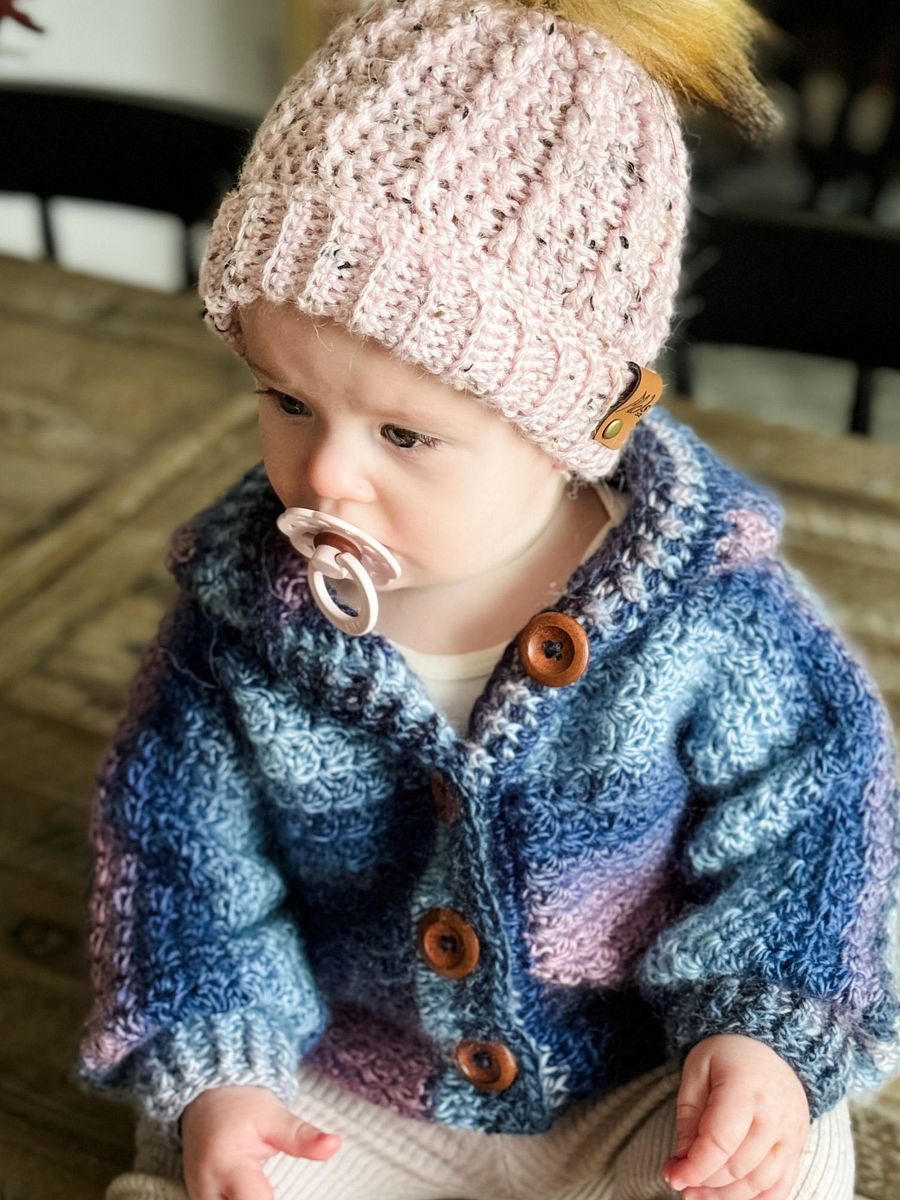 Rainbow Hugs Hoodie Crochet Pattern product image (4)