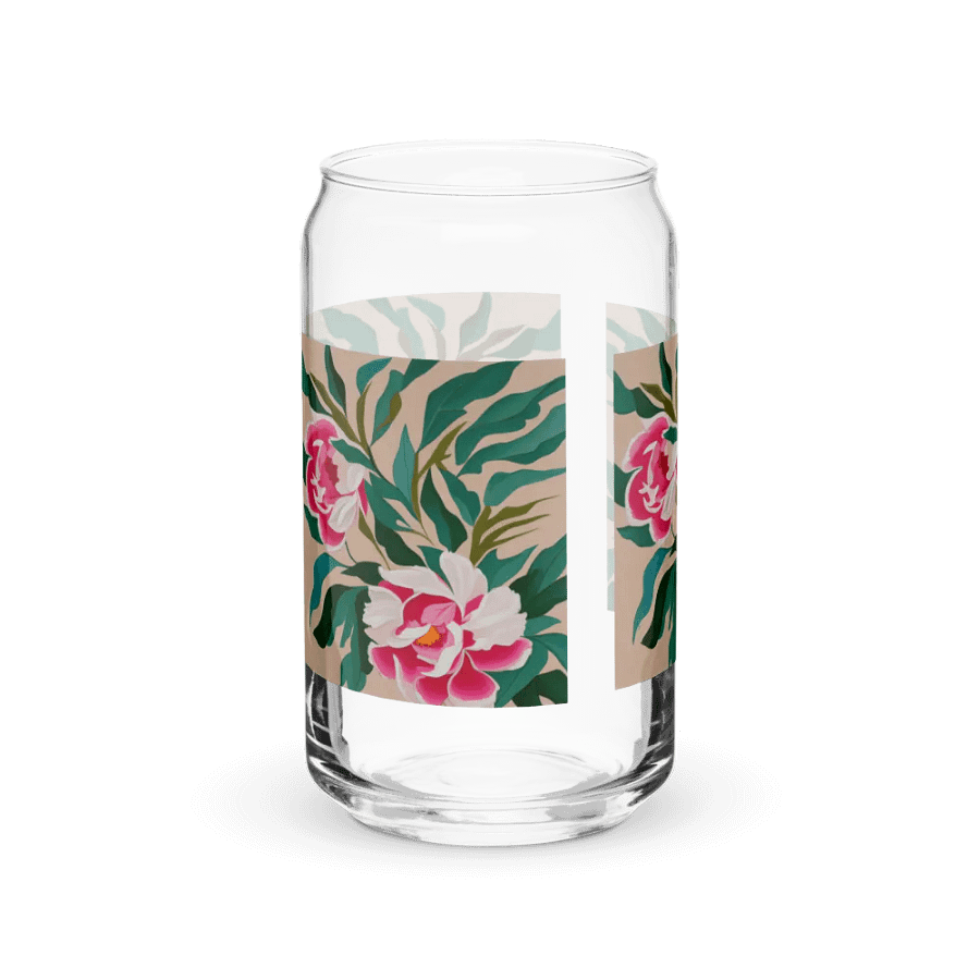 Peonies Can-Shaped Glass product image (10)