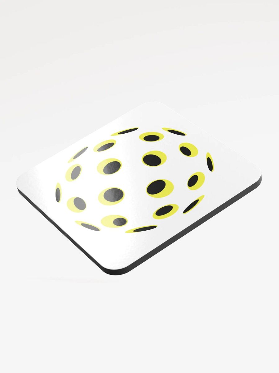 Pickleball Spiral Sunburst Cork Coaster product image (3)