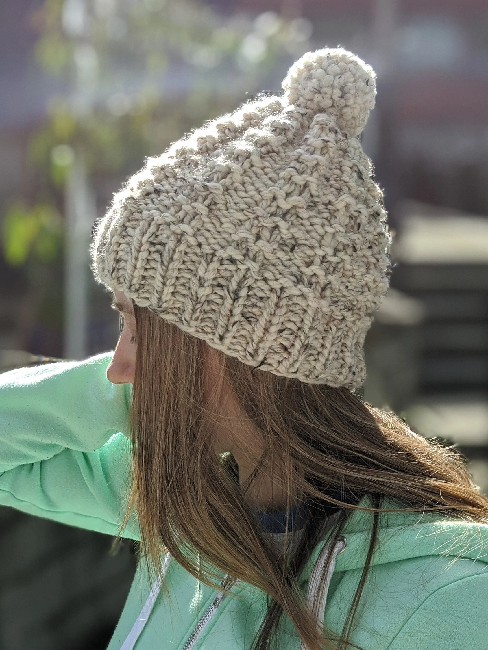 Bumpy Road & Chain Link Knit Hat Patterns Bundle product image (1)